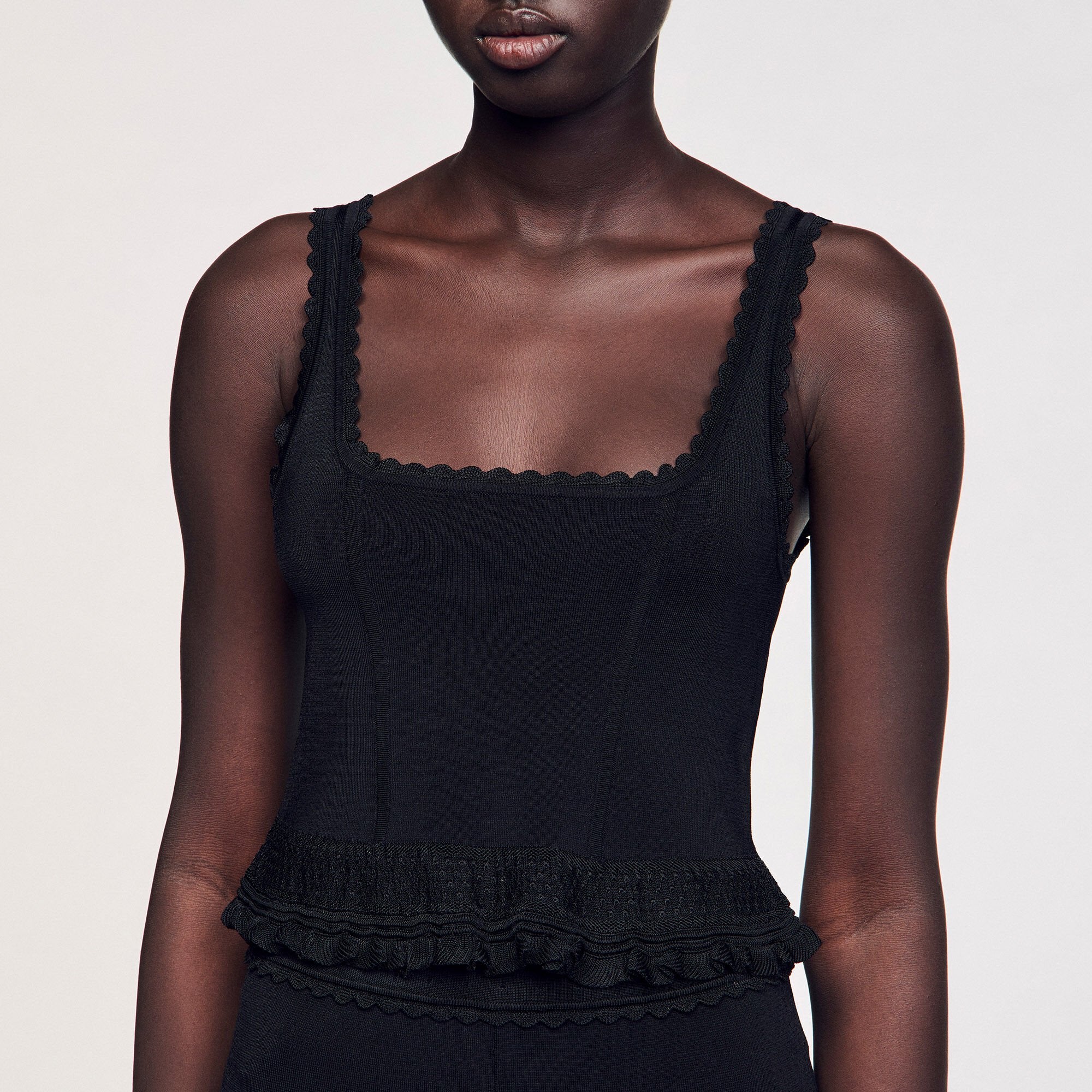 Sandro Women Ruffled top