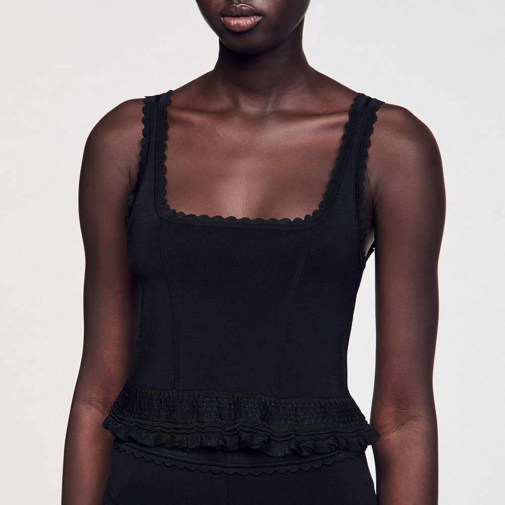 Sandro Women Ruffled top