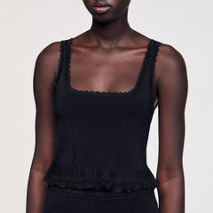 Sandro Women Ruffled top