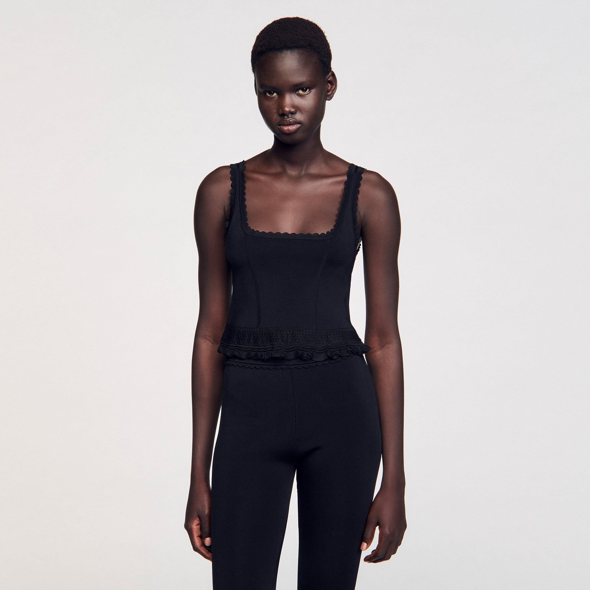 Sandro Women Ruffled top