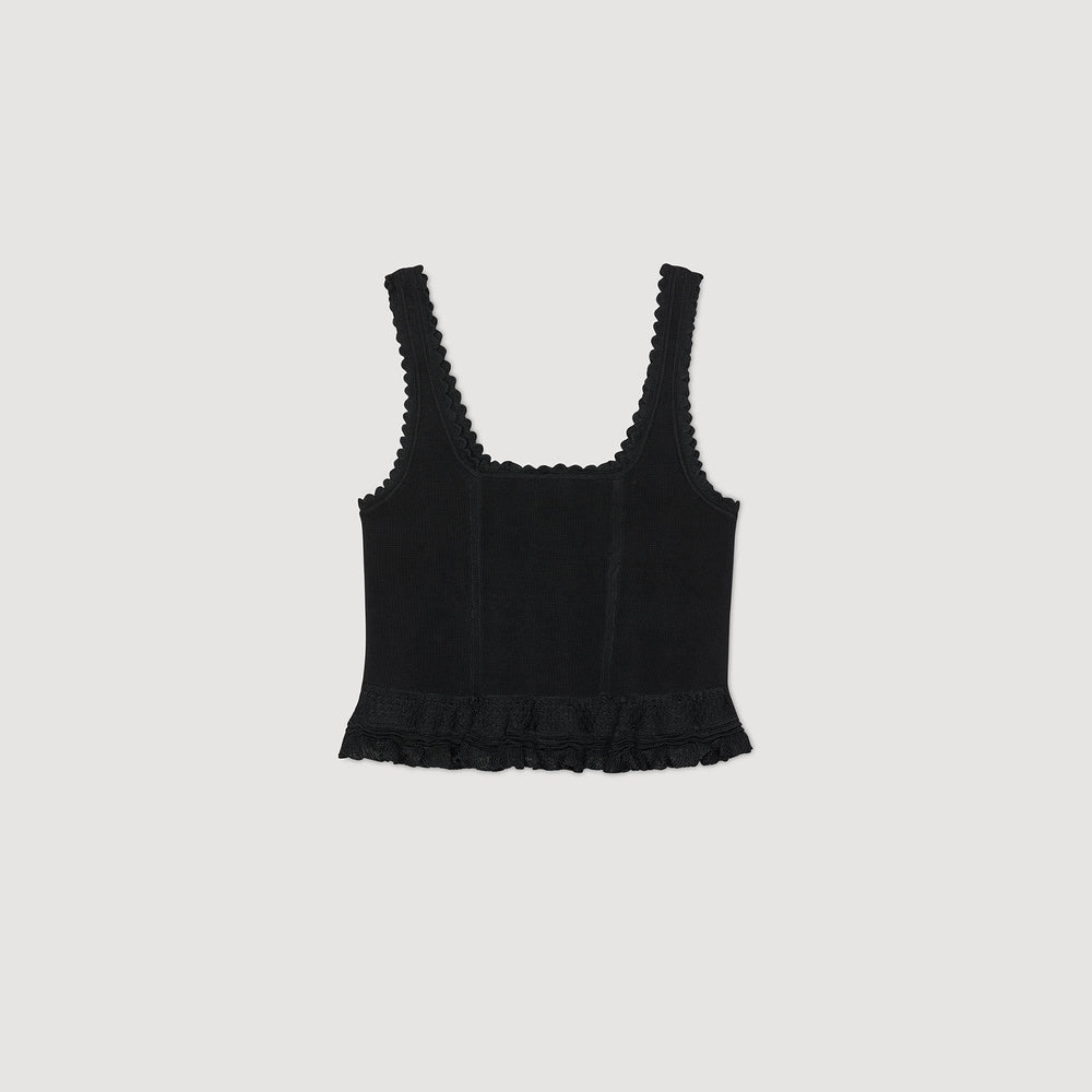 Sandro Women Ruffled top