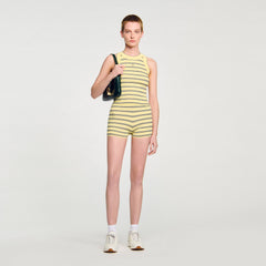 Sandro Women Striped knit vest top