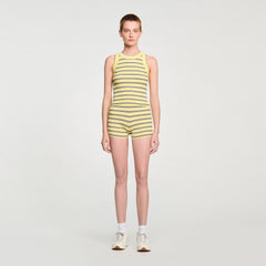 Sandro Women Striped knit vest top