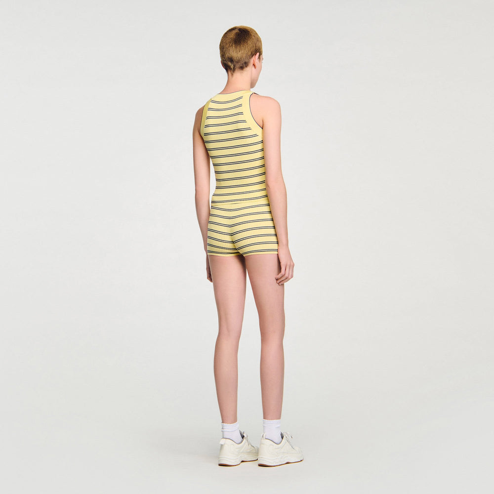 Sandro Women Striped knit vest top