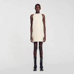 Sandro Women Dress with jewelry collar
