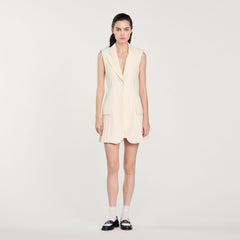 Sandro Women Mini pleated suit dress