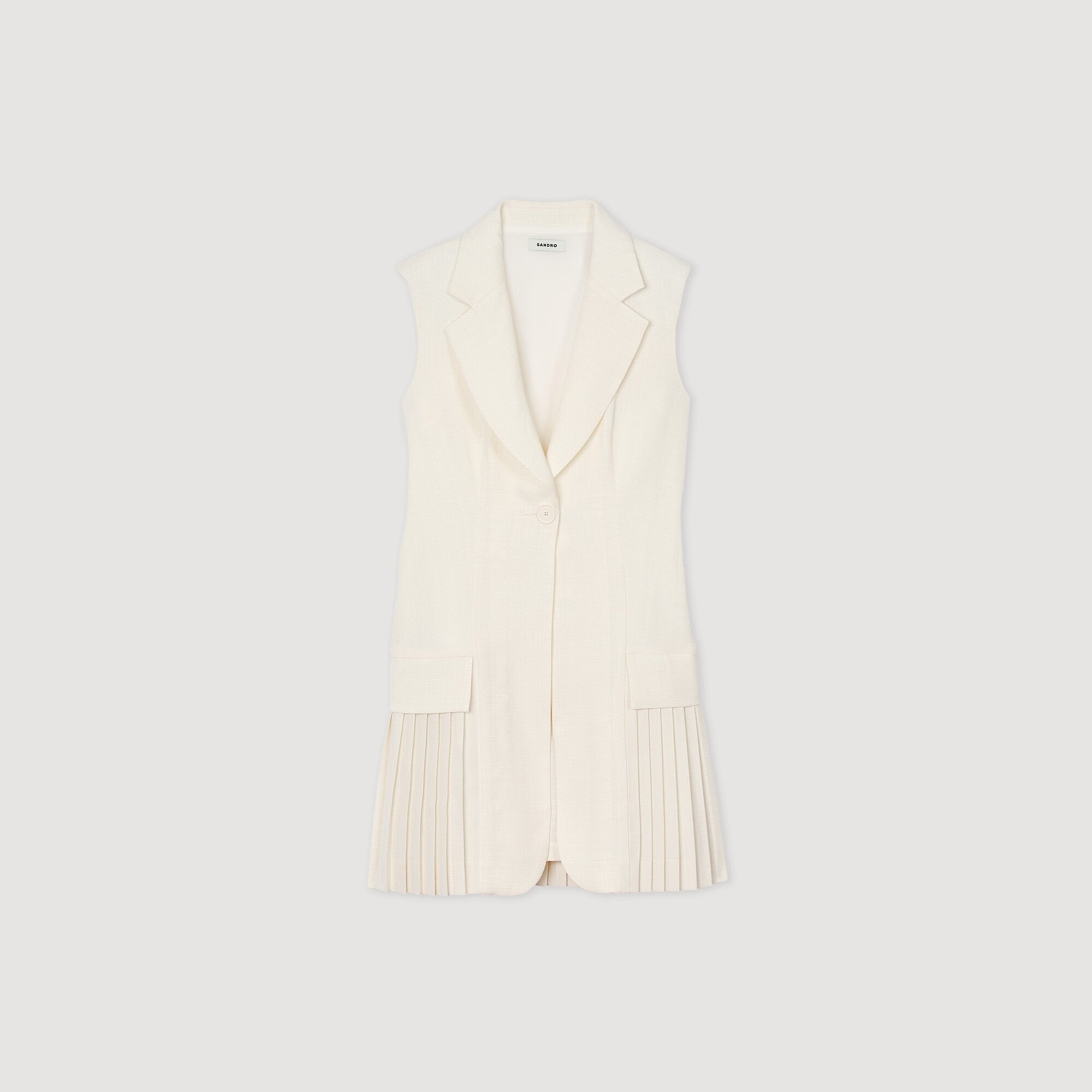 Sandro Women Mini pleated suit dress