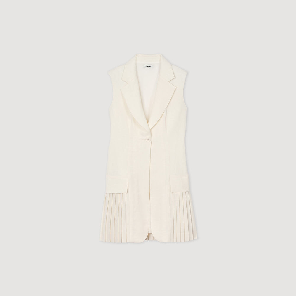 Sandro Women Mini pleated suit dress