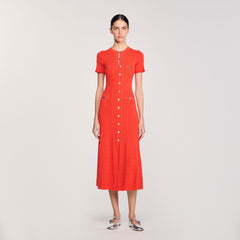 Sandro Women Knit maxi dress