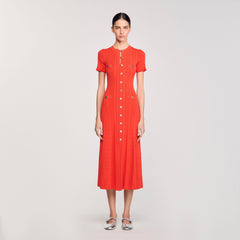 Sandro Women Knit maxi dress