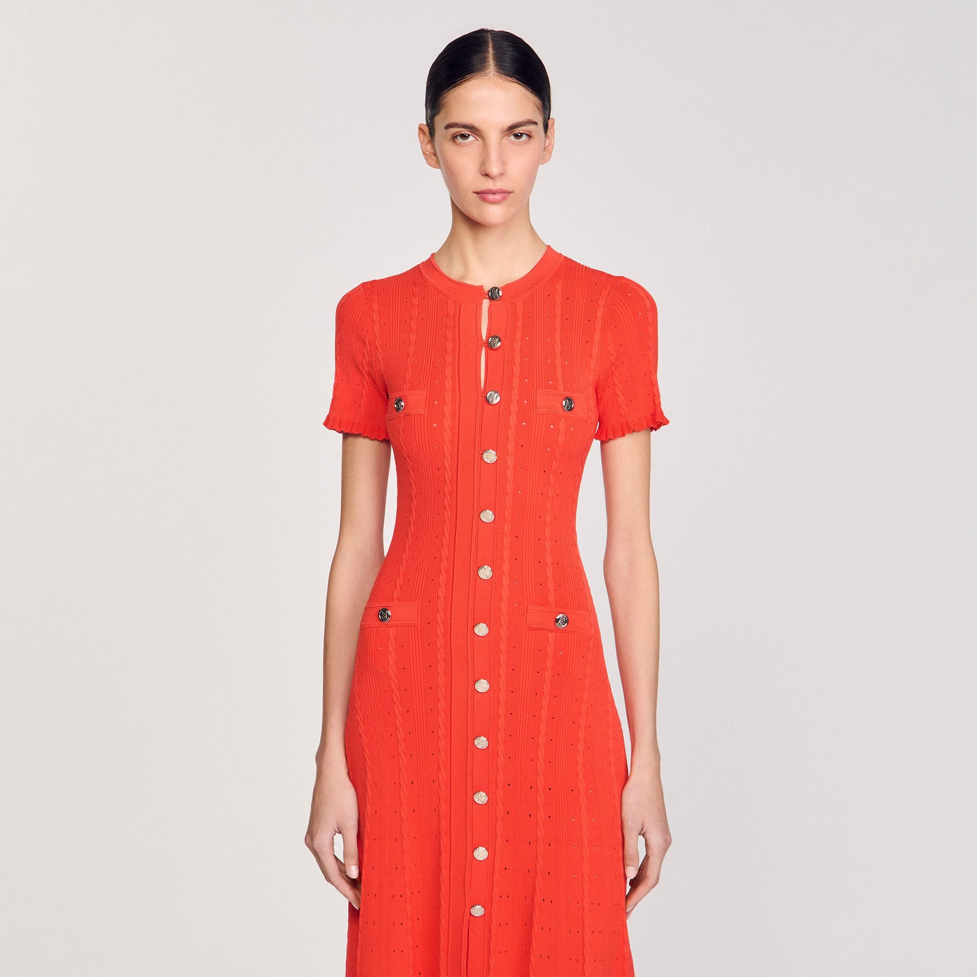 Sandro Women Knit maxi dress