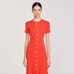 Sandro Women Knit maxi dress