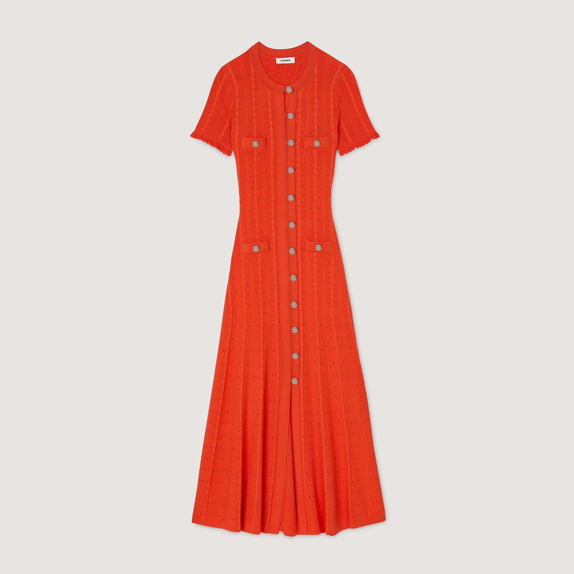 Sandro Women Knit maxi dress