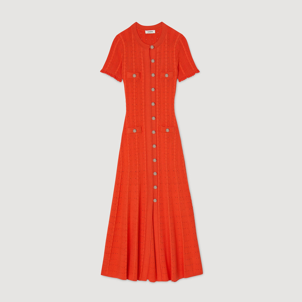 Sandro Women Knit maxi dress