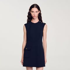 Sandro Women Mini dress with buttons