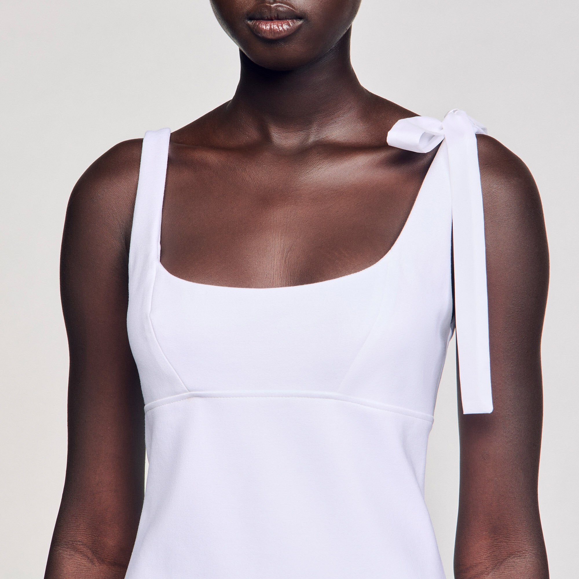 Sandro Women Dual-material mini dress