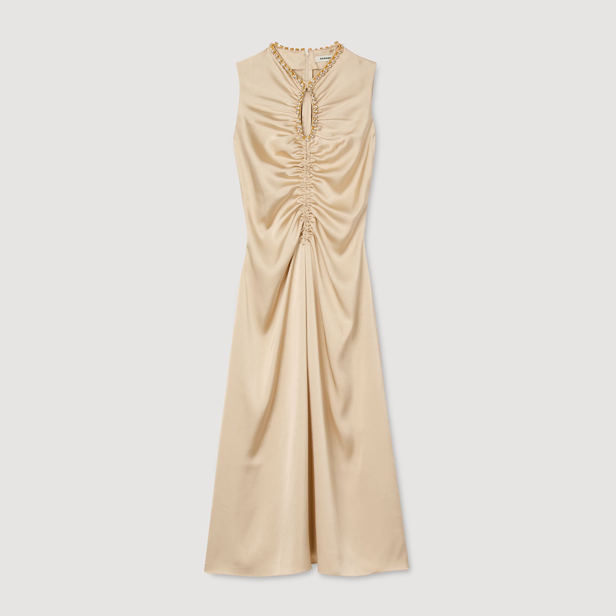 Sandro Women Rhinestone midi dress