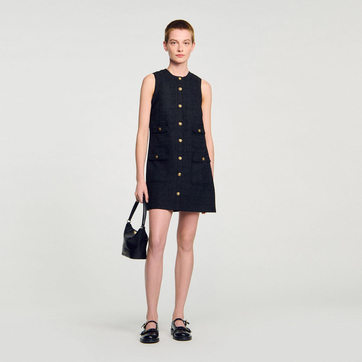 Sandro Women Mini tweed dress