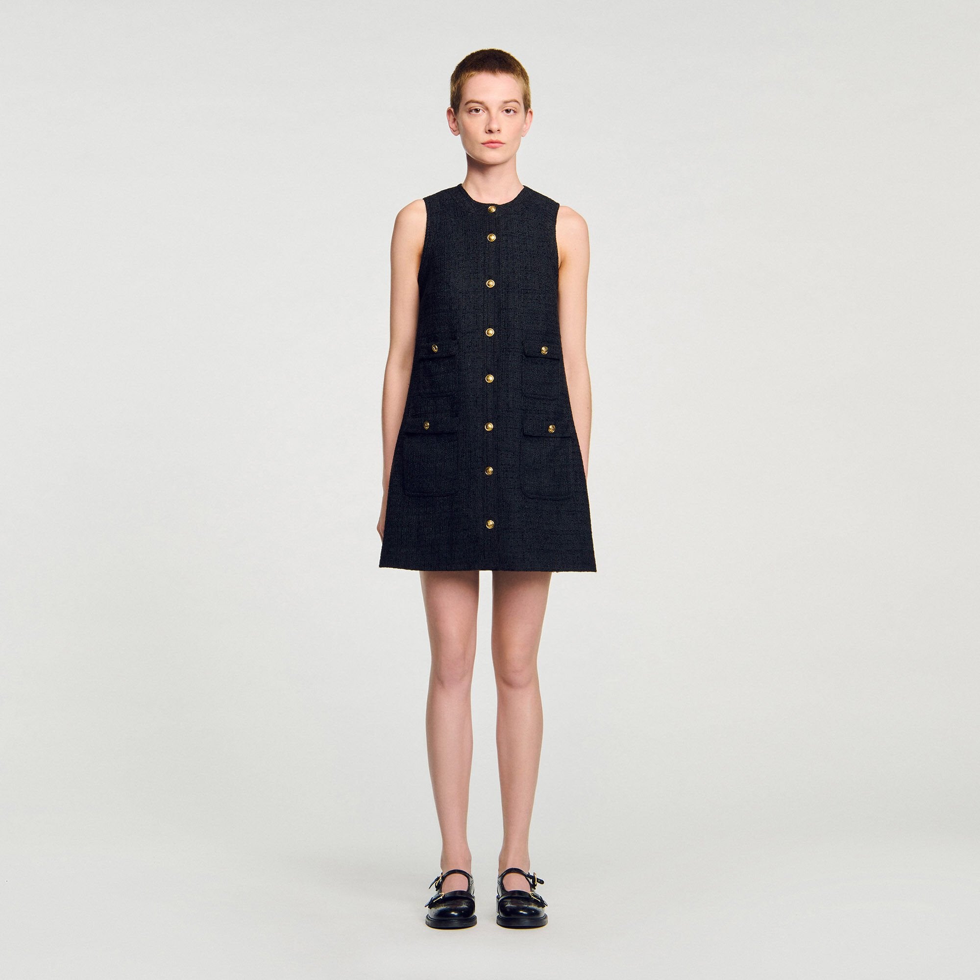 Sandro Women Mini tweed dress