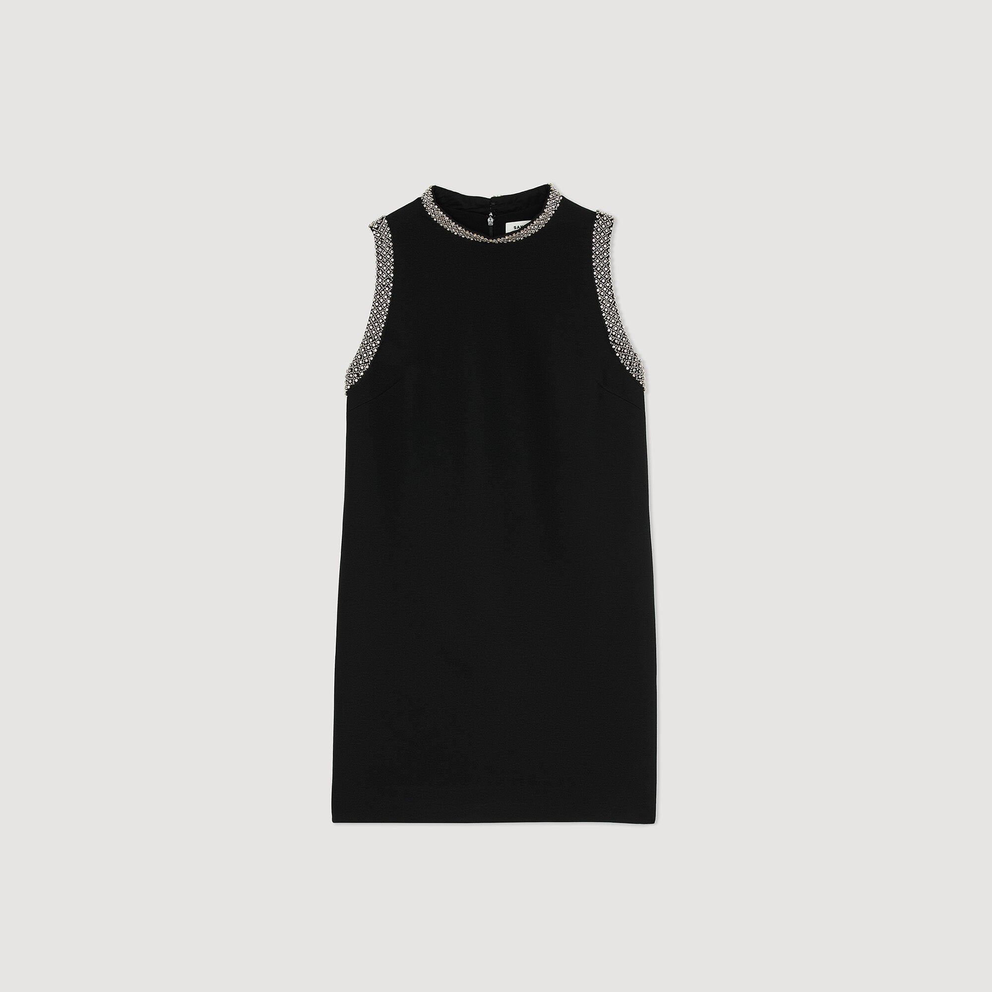 Sandro Women mini dress with rhinestone details