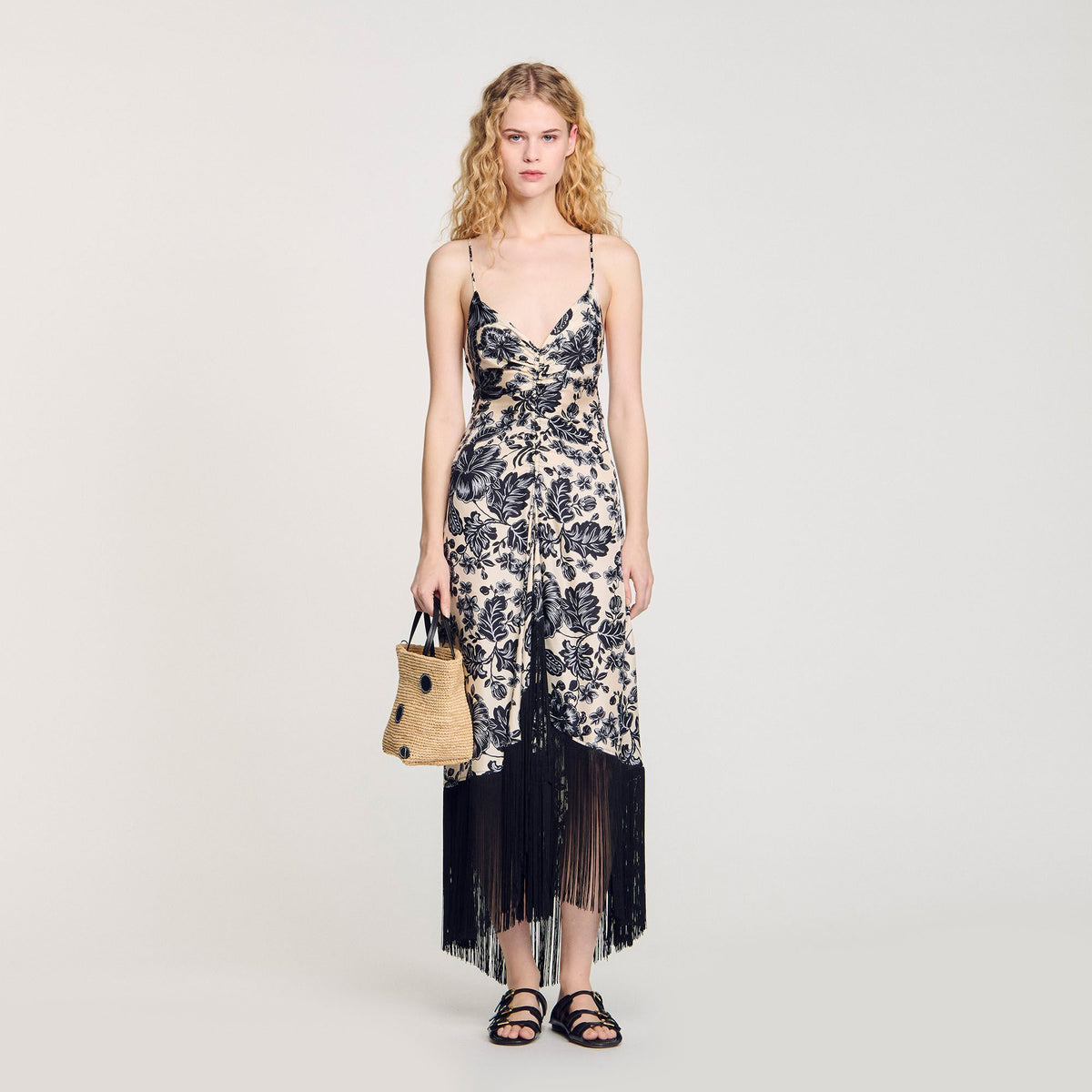Sandro Women Floral print maxi dress