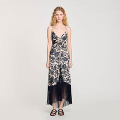 Sandro Women Floral print maxi dress