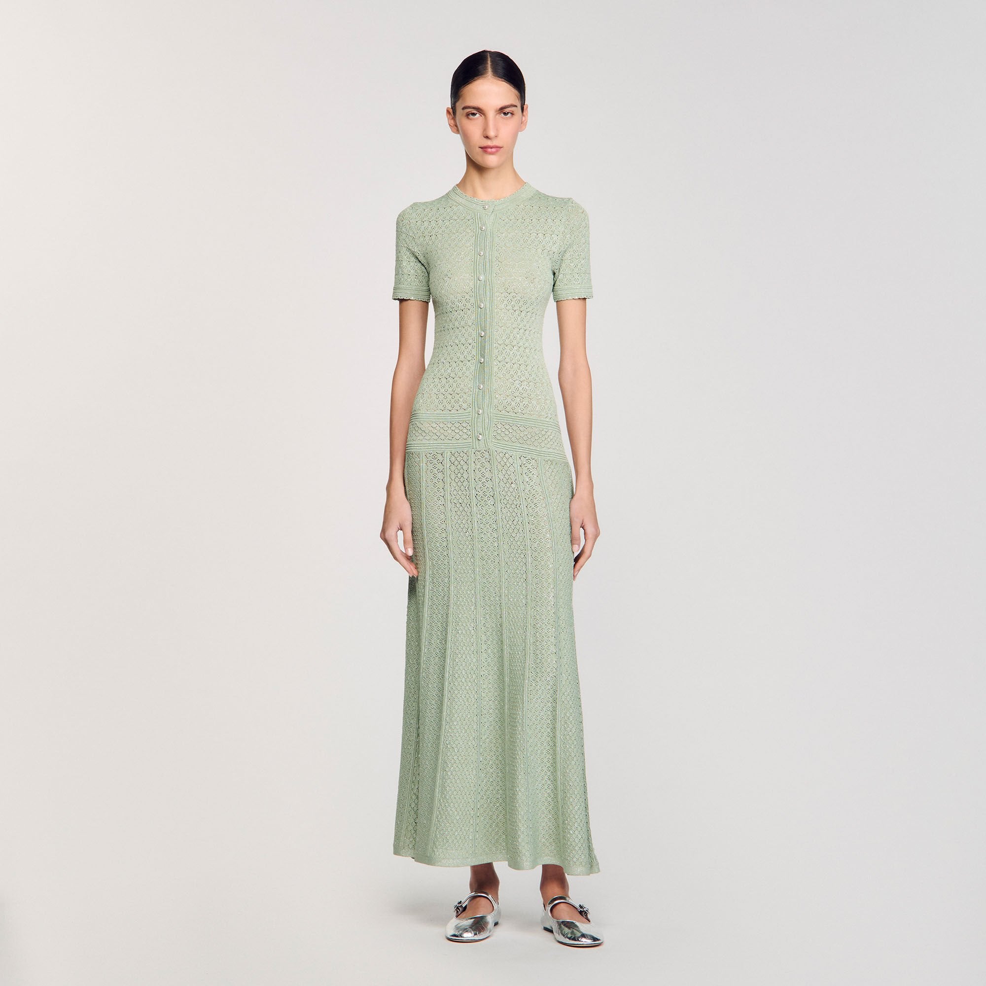 Sandro Women Knit maxi dress