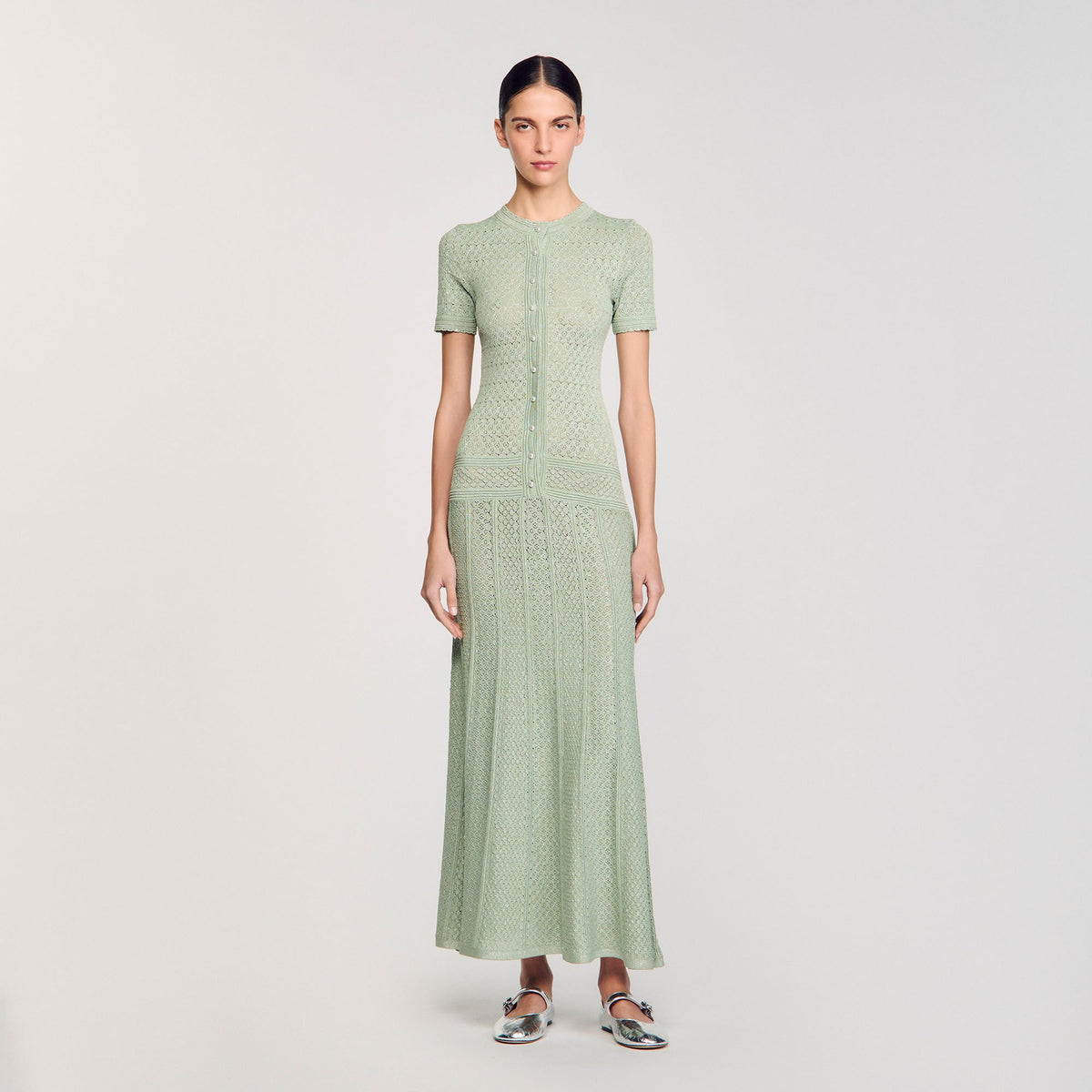 Sandro Women Knit maxi dress