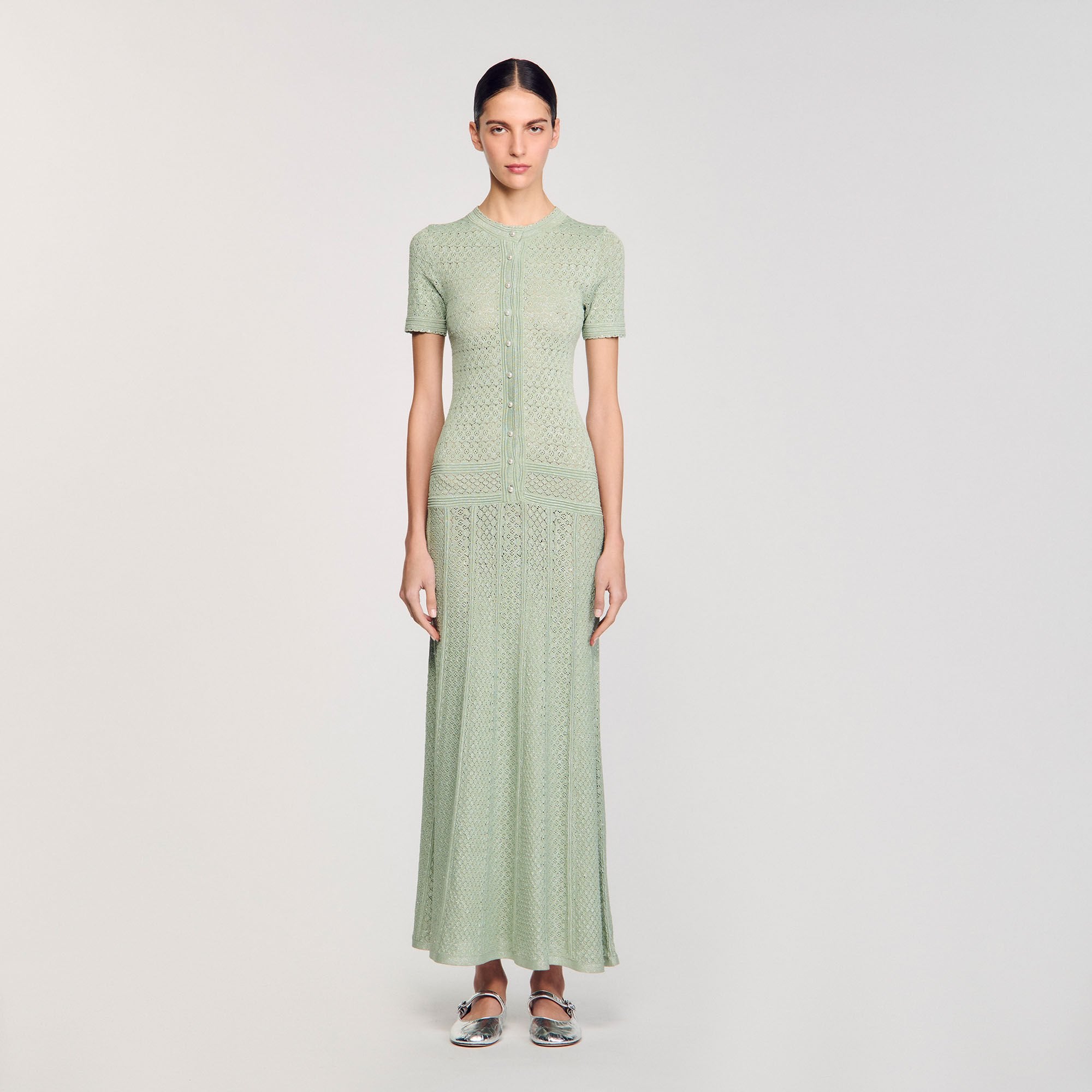 Sandro Women Knit maxi dress