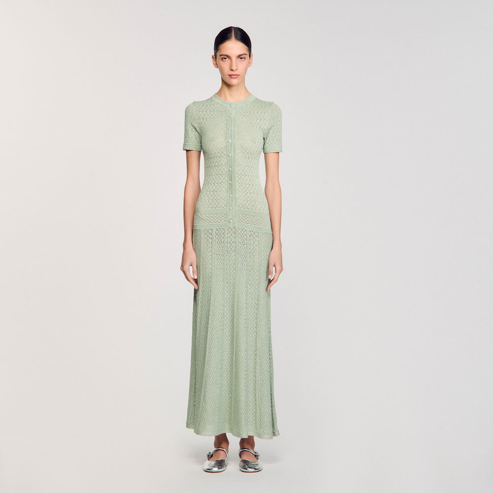 Sandro Women Knit maxi dress