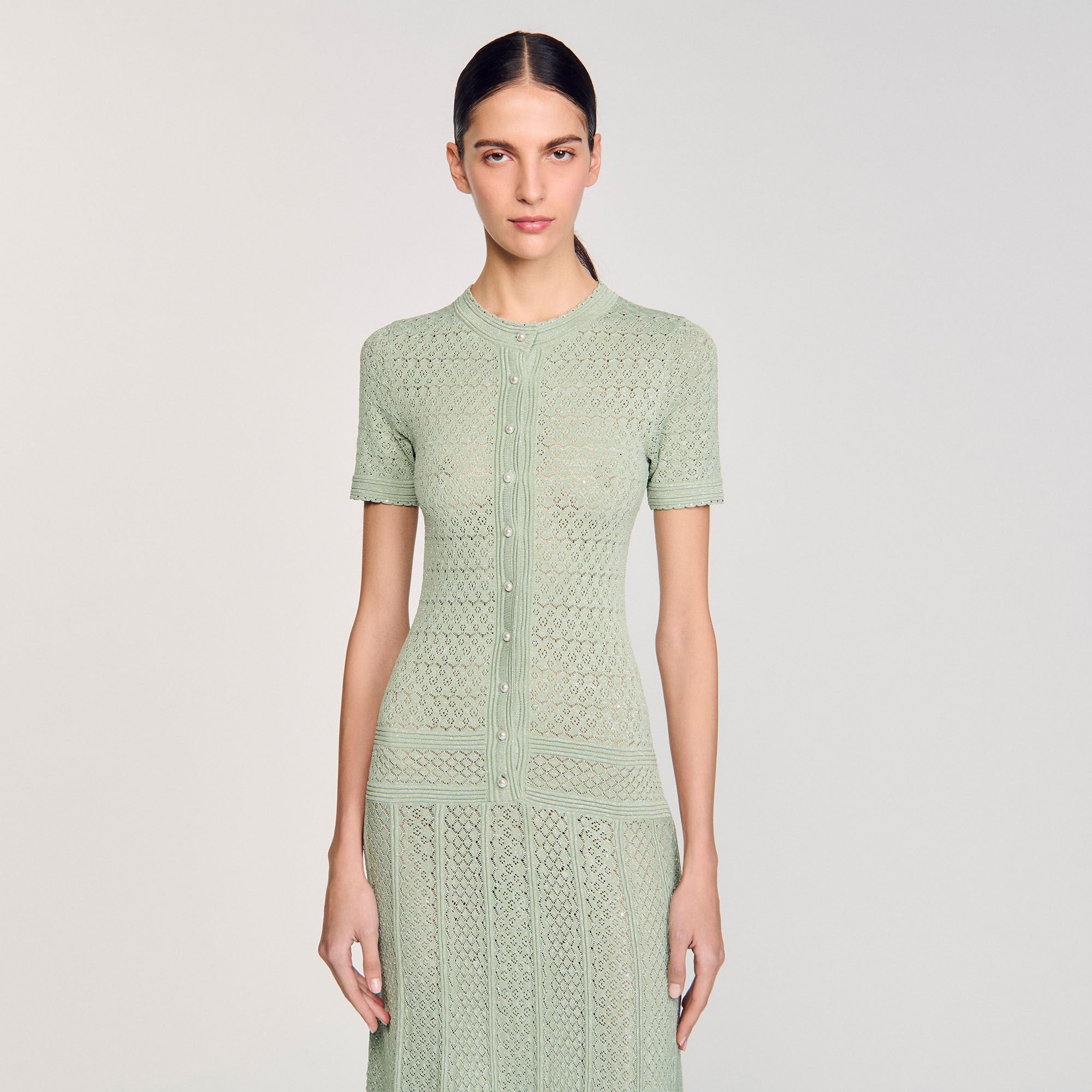 Sandro Women Knit maxi dress