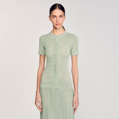 Sandro Women Knit maxi dress