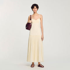 Sandro Women Pleated maxi dress