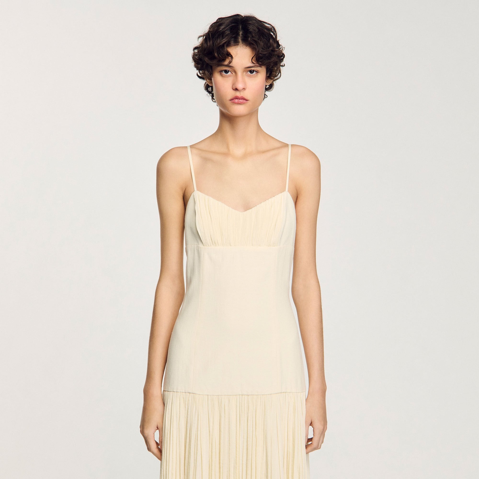 Sandro Women Pleated maxi dress