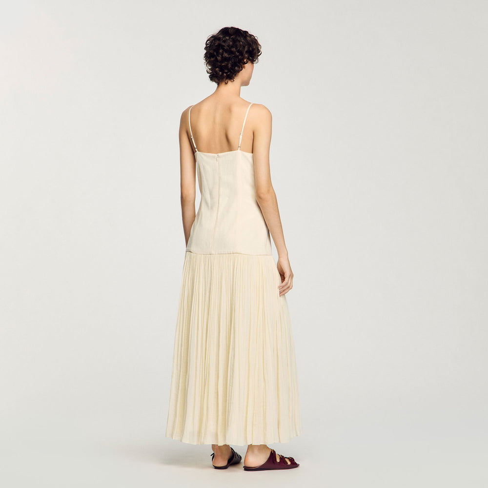 Sandro Women Pleated maxi dress