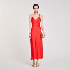 Sandro Women Flowy dress with straps