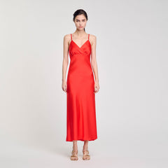 Sandro Women Flowy dress with straps