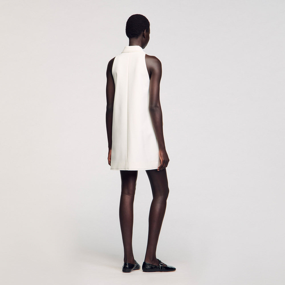 Sandro Women Peter Pan collar mini dress