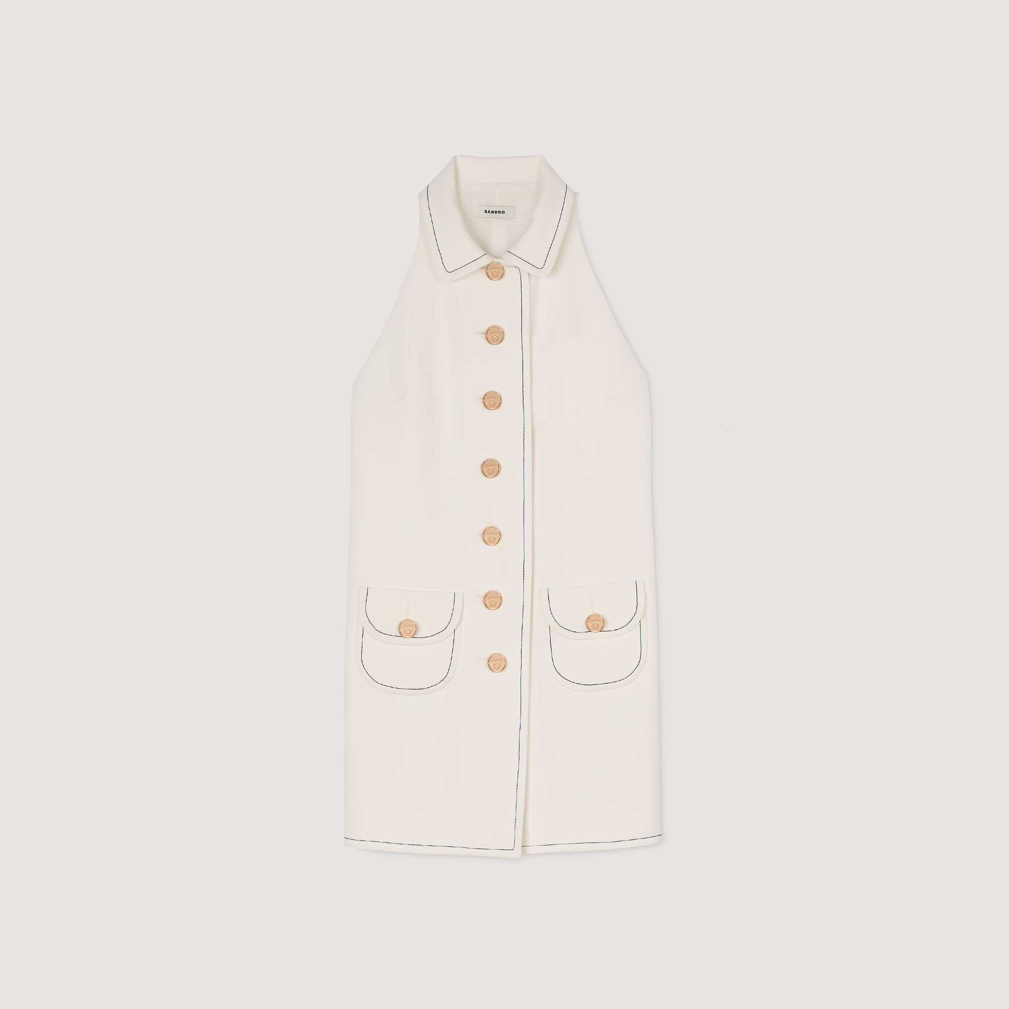 Sandro Women Peter Pan collar mini dress