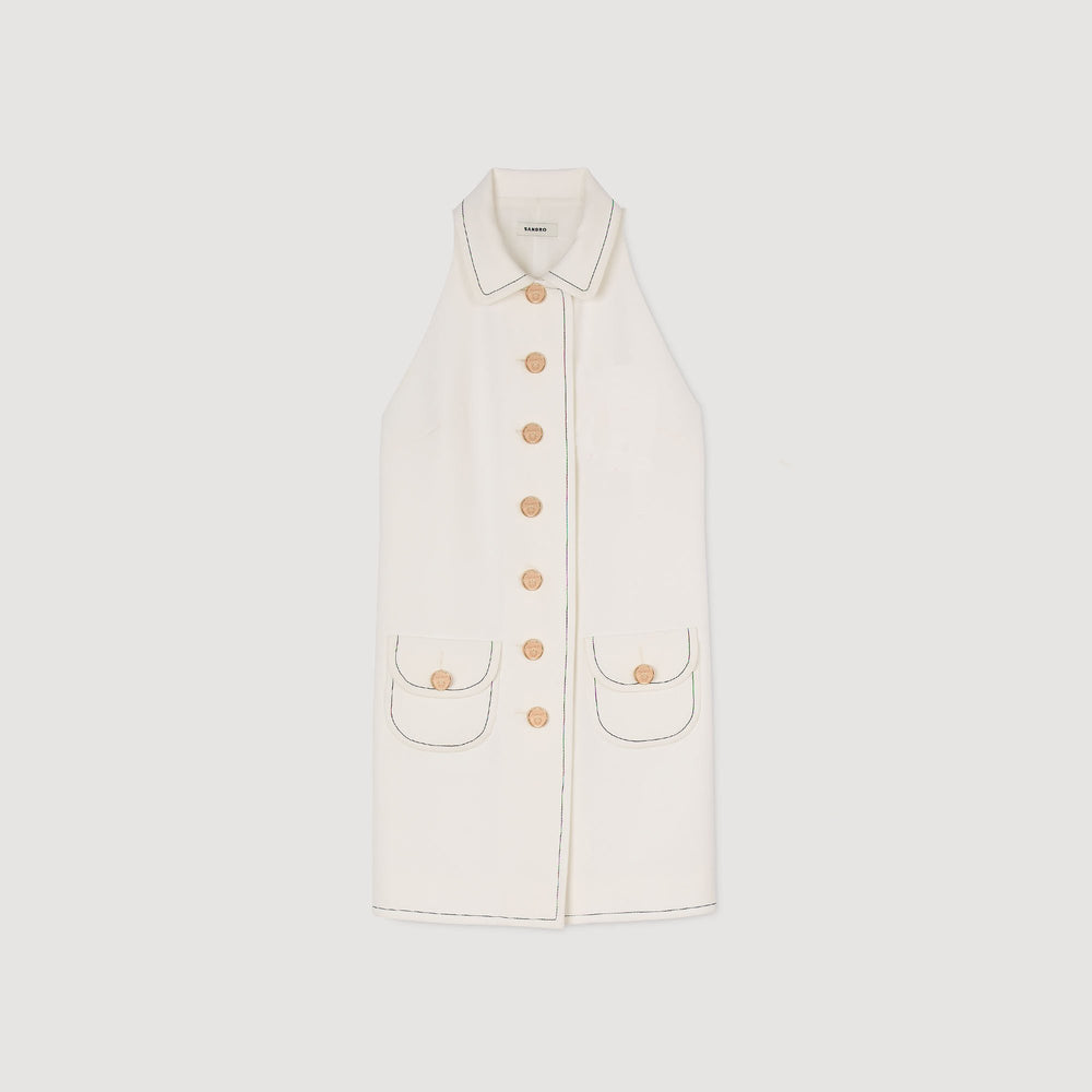 Sandro Women Peter Pan collar mini dress