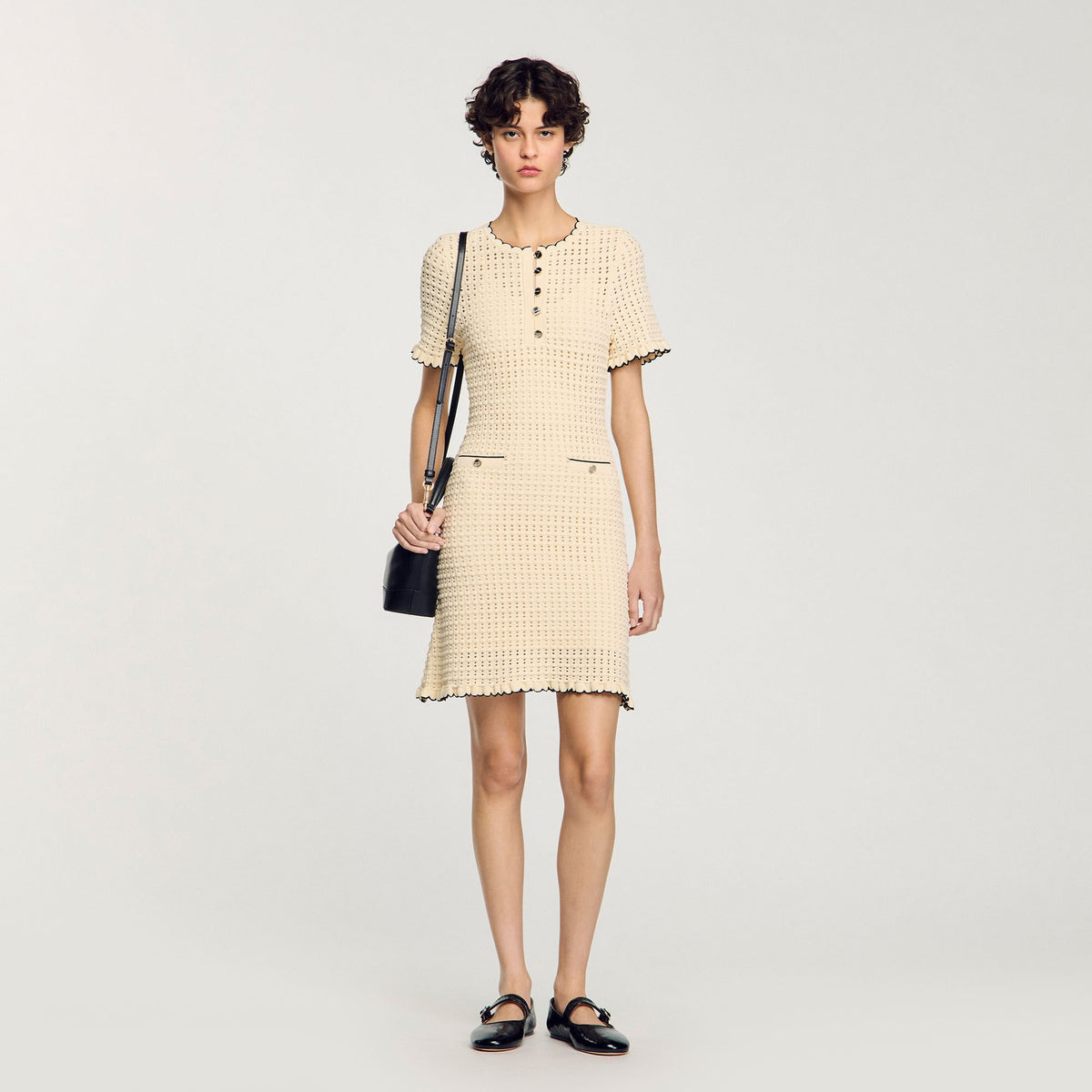 Sandro Women Mini knit dress