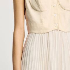 Sandro Women Pleated maxi dress