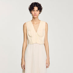 Sandro Women Pleated maxi dress