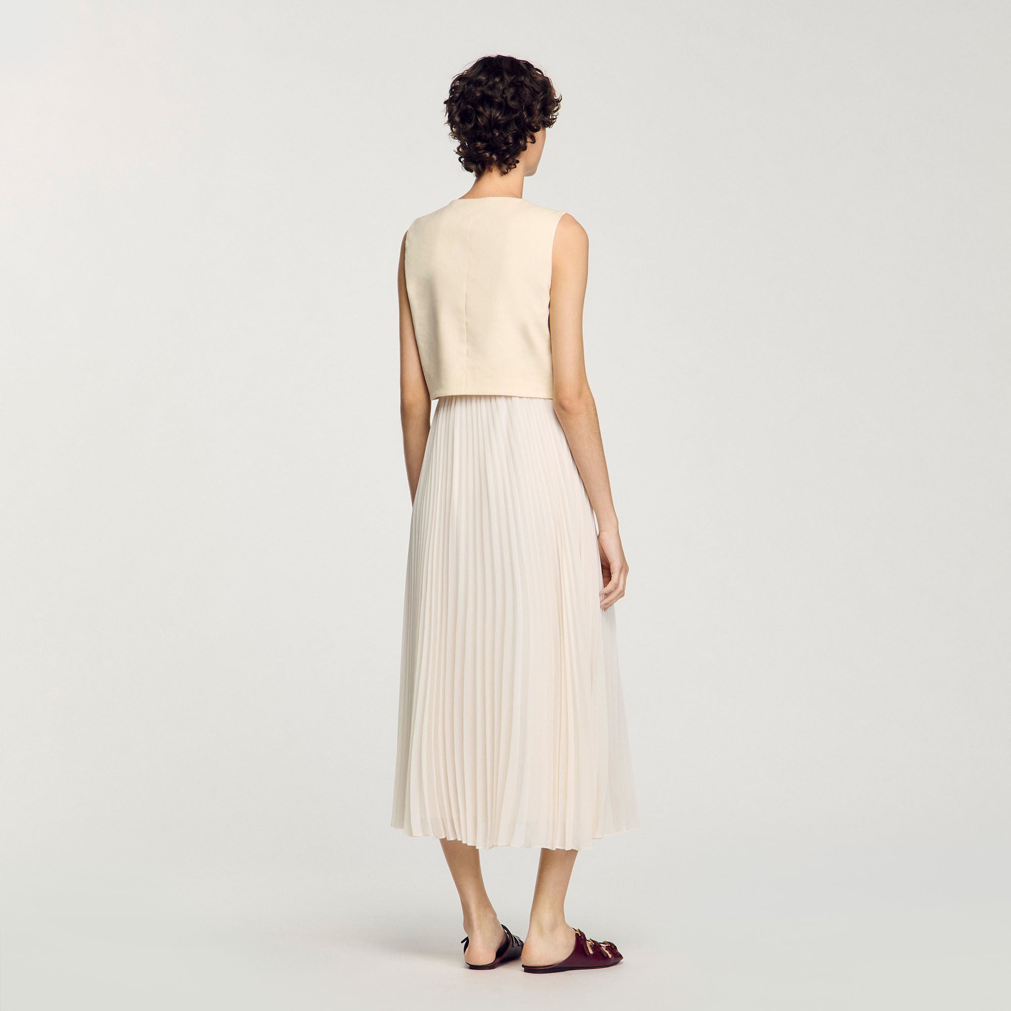 Sandro Women Pleated maxi dress