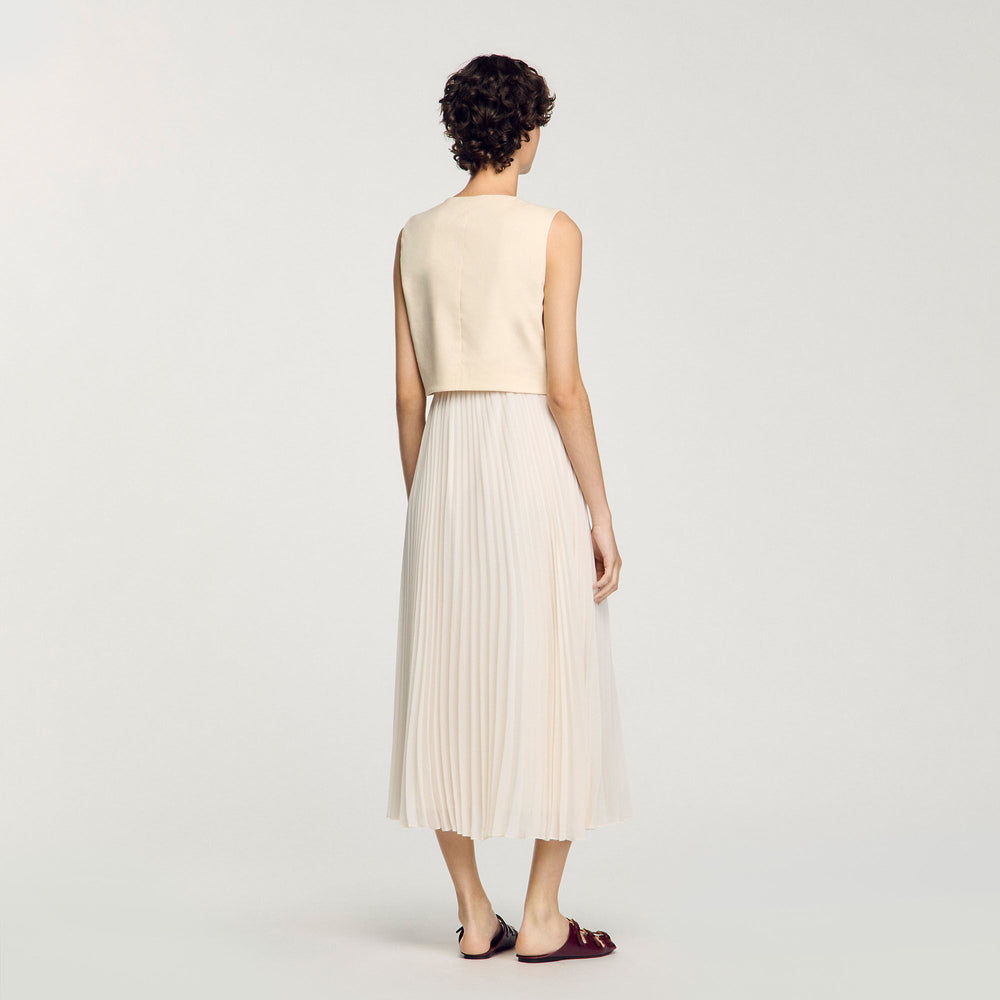 Sandro Women Pleated maxi dress