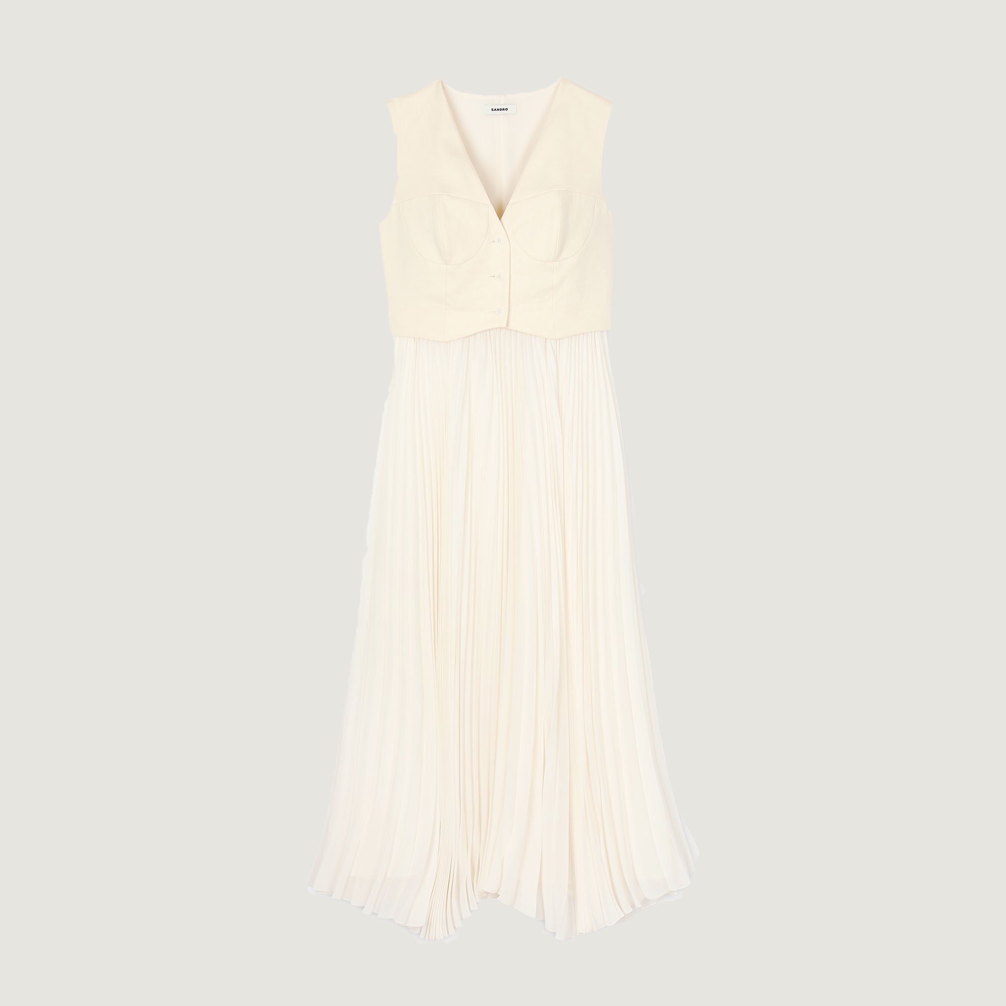 Sandro Women Pleated maxi dress