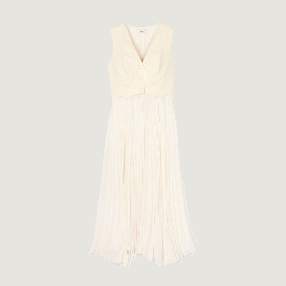 Sandro Women Pleated maxi dress
