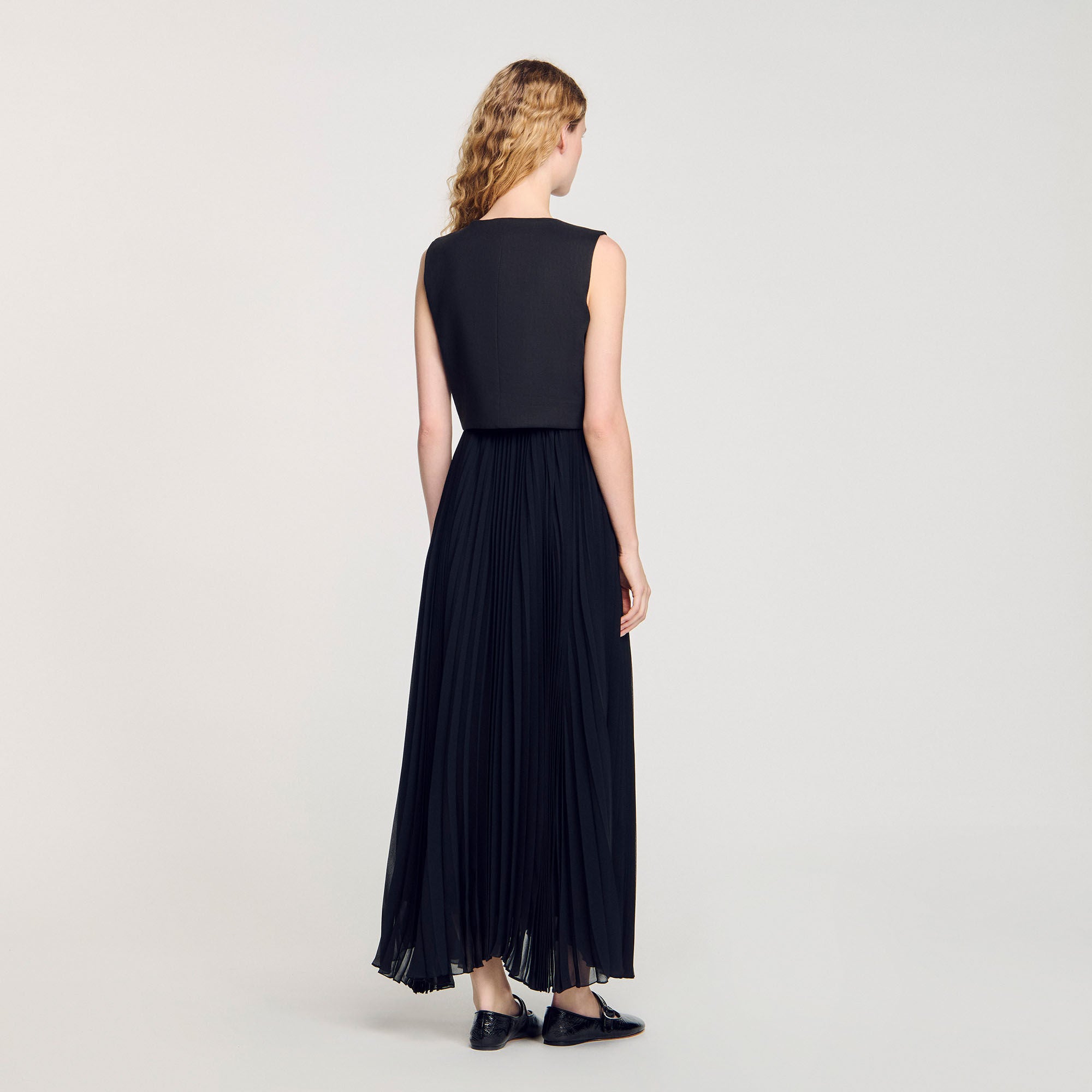 Sandro Women Pleated maxi dress