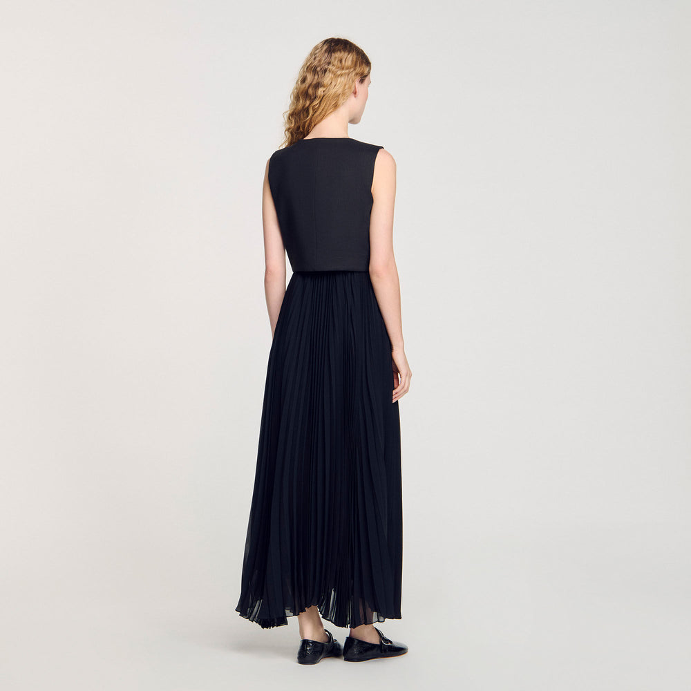 Sandro Women Pleated maxi dress