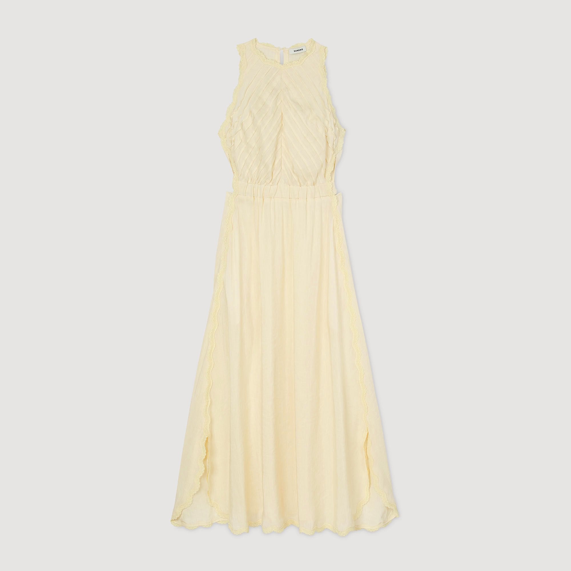 Sandro Women Maxi dress with lace details